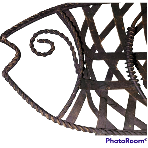 Vintage think wire Fish Basket - Picture 3 of 7